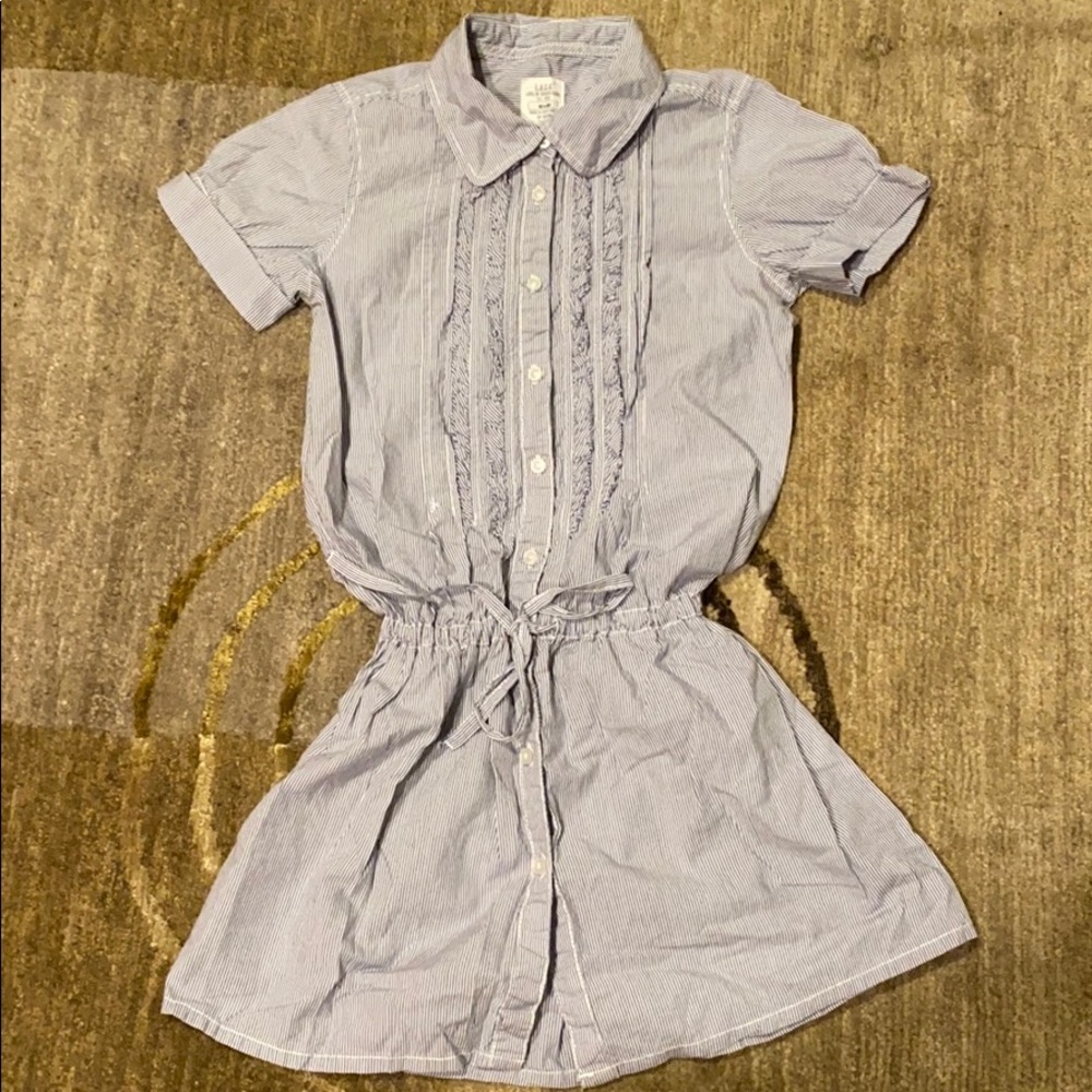 ~L.O.G.G.~ Blue & White Pinstripe Dress
